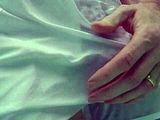 Hey, check out this pool boy with see-through underwater crossdressing fun