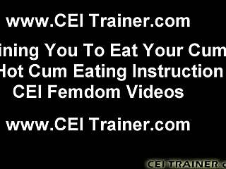 Be A Good Boy And Eat Your Cum For Me Cei