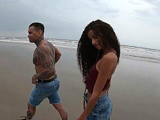 Manoella fernandes strips everything off on itanhaém beach