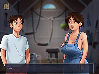 i'm playing summertime saga 132 and it's so erotic 😍