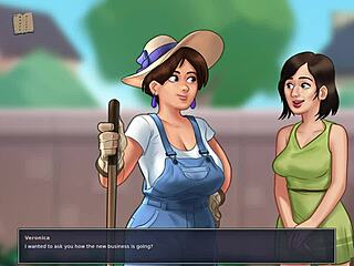 i'm playing summertime saga 132 and it's so erotic 😍