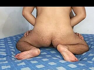 Good ass and cock get a wild blowjob!