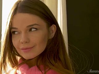 Conversational-Neutral hanka shows her style next to the window in a simple promo clip