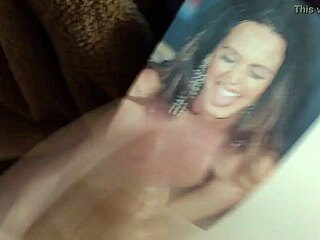 Nice tribute to Katy Perry's stunning big tits!