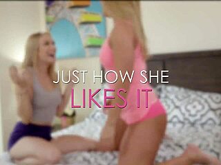 candice dare and kasey miller blonde stepsisters lesbian sex massage roleplay