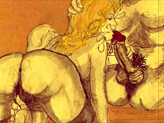 Vintage Erotic Comic Illustration