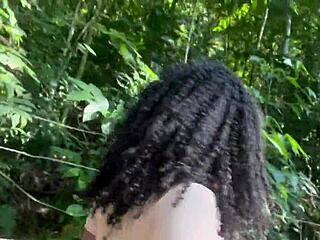 I and friend fucked hot black girl at waterfall