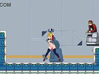 Cute Blonde in Hentai Sex with Men in Forby Act New Erotic Game