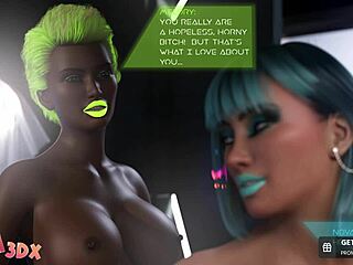 Horny Blue Hair Bitch Craves Futa Cock Suck!