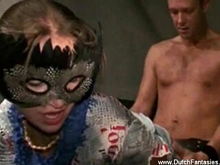 Chubby dutch milf enjoys rough fantasy with lover