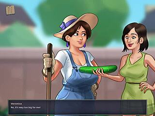 i'm playing summertime saga 132 and it's so erotic 😍