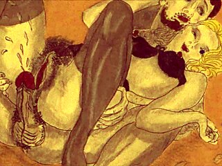 Vintage Erotic Comic Illustration