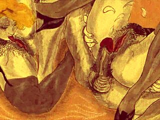 Vintage Erotic Comic Illustration