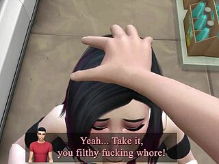 horny wife cheats openly in front of husband - ddsims part 4