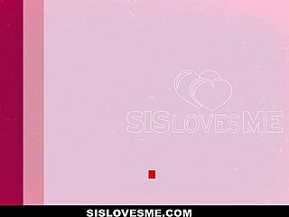 Hot stepsis Jade Amber gives blowjob in doggystyle position