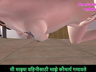 Cute Teen 18+ Girl Rubs Pussy in Doggy Style Animated 3D Porn