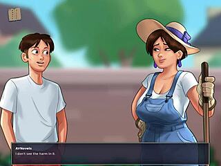i'm playing summertime saga 132 and it's so erotic 😍