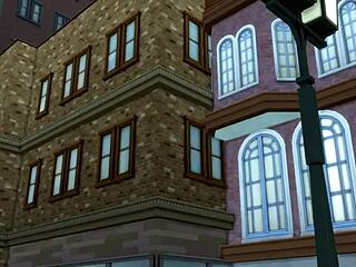 i watch sims 4 shemale threesome with big tits and ass in 3d cartoon parody