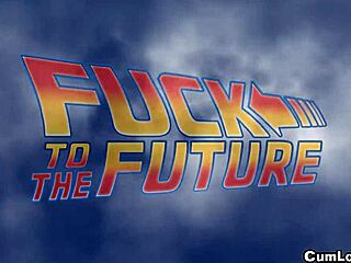 Amy Brooke in hardcore parody of the future with a funny tone