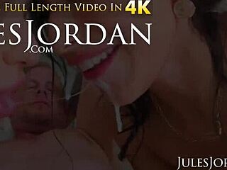 Bold double anal trouble with Hime Marie and Penelope Woods in intense threesome