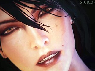 Beautiful anime tits bounce during a hot ritual in Studiofow