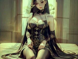 Beautiful women in animated porn video compilation with Ai