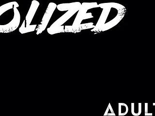 Adult Time: Gabbie Carter's Big Tits Tag-Teamed by Horny Couple