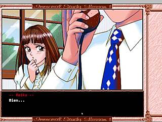 Retro visual novel with mature themes and gameplay