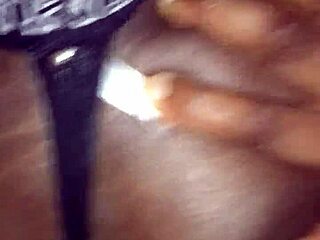 Birthday girl gets naughty with big black cock