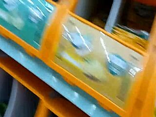 Young Wife at Market Without Panties Shows Off Big Ass for Worship and Dirty Talk