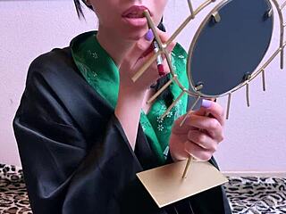 Eva Deva Teaches You to Be a Girl with Big Tits in Stockings