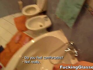 fucking glasses - wannabe model alice gets fucked teen porn