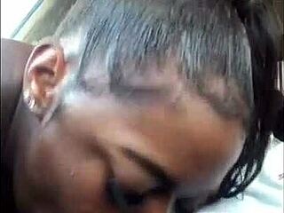 Getting Head in Chipotle Parking Lot Cumshot