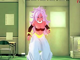 android 21 dragon ball transformation fantasy