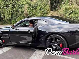 I saw the milf sunbathin and then fucked her big tits ass inside the house