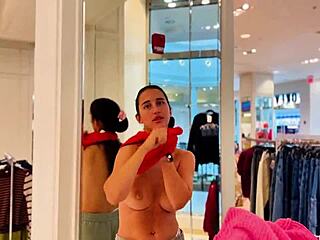 Outdoor solo compilation of public slut dressing up taboo