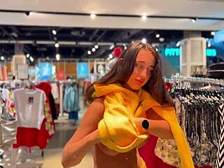 Outdoor solo compilation of public slut dressing up taboo