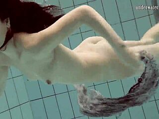 loris licicia super hot underwater swimming naked