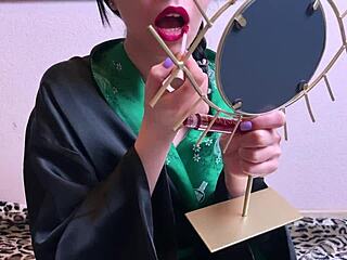 Eva Deva Teaches You to Be a Girl with Big Tits in Stockings