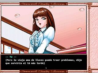 Retro visual novel with mature themes and gameplay