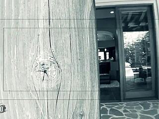 spying on fat couple fucking with big tits?