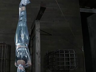 A BDSM playgirl who wears a collar while she draws and masturbates