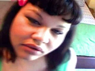 Maria, 23yo Venezuelan Latina with big tits, gets wild under hypno control POV.