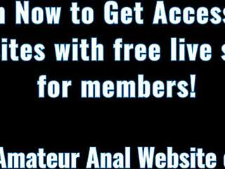 allie b enjoys her tan ass getting licked in anal scene