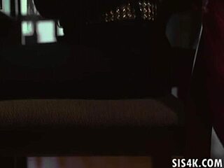 My boyfriend's stepsisters indulge in lesbian threesome roleplay