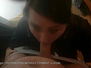 Notagirldk's Slutty Morning Blowjob: He Doesn't Cum, But I Do