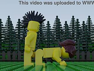 Lego Porn Anal Blowjob and Pussy Licking
