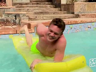 Barron sucks cock in Sean Cody gay movie