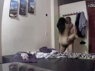 Amateur video of a hot Peruana woman, an office crush