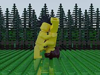 Lego Porn Anal Blowjob and Pussy Licking